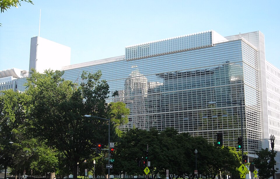 Glass-fronted World Bank Group building in Washington, D.C.
